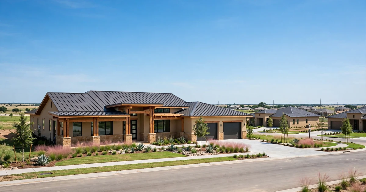 Metal Roofing in Katy: standing seam metal roof panels on a suburban home