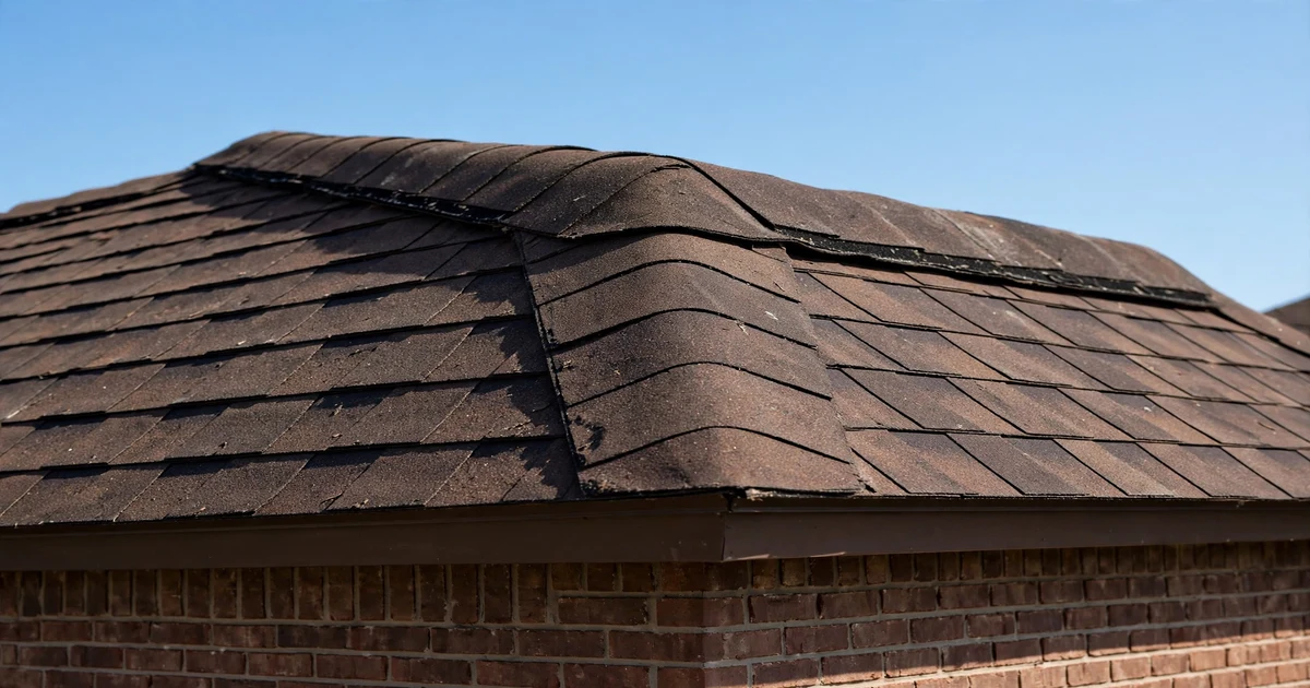 Southwyck roof repair in Pearland: suburban home with architectural shingle roof
