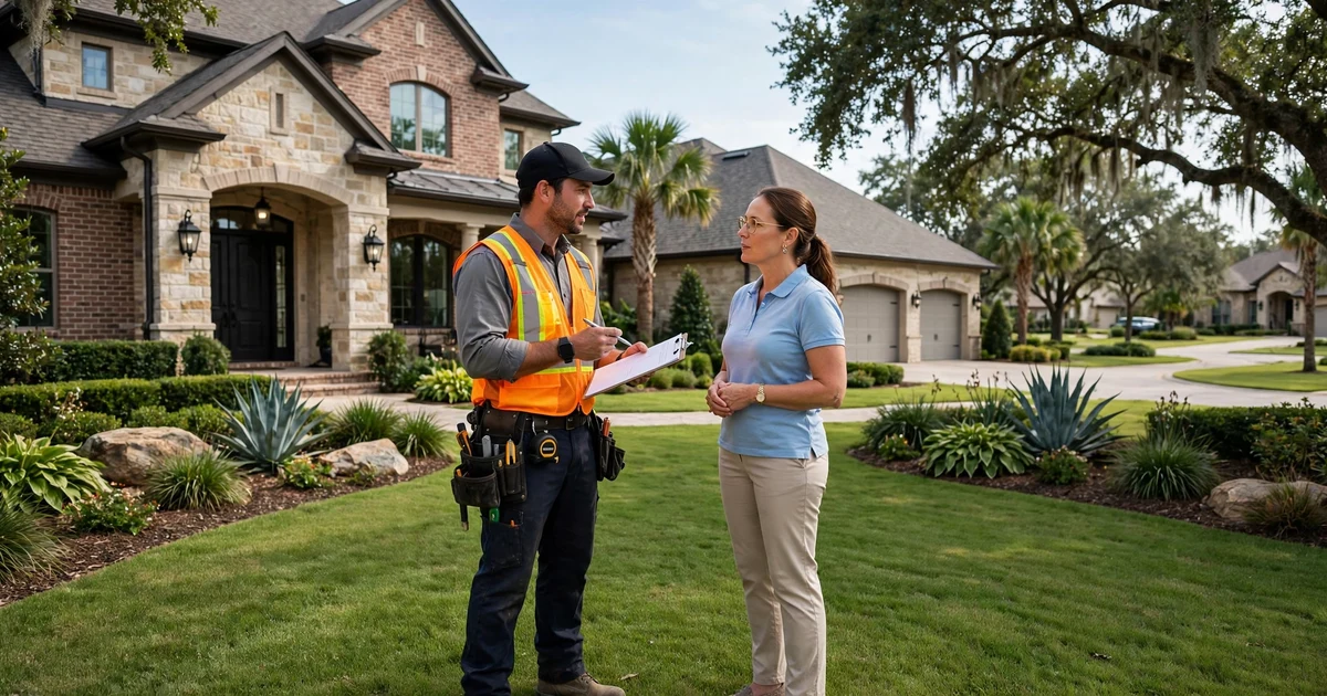 Roofing contractor in Sugar Land: professional roofer on a residential roof