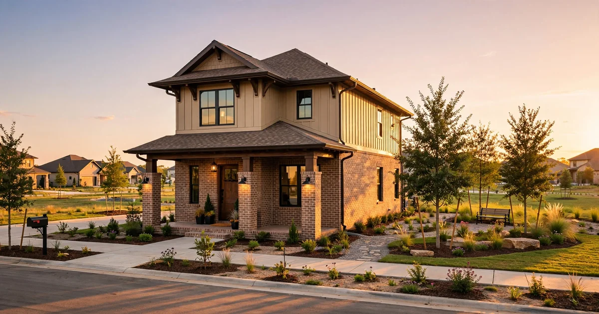 Tamarron roof repair in Katy: suburban home with architectural shingle roof